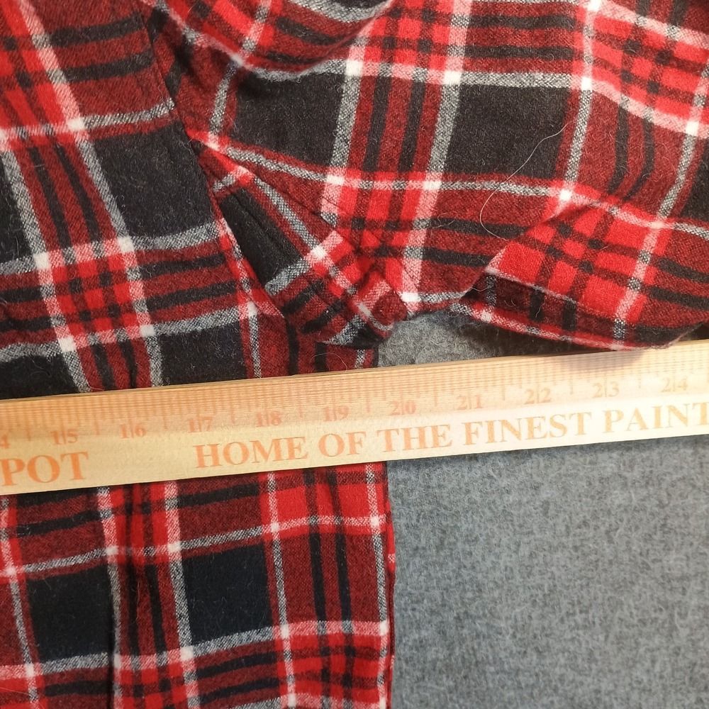 Duluth Trading X Pendleton Flannel Men M Red Black Wool Long Sleeve Lumberjack - Picture 7 of 9